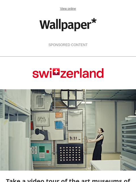 futureplc newsletter: Discover the art museums of Switzerland