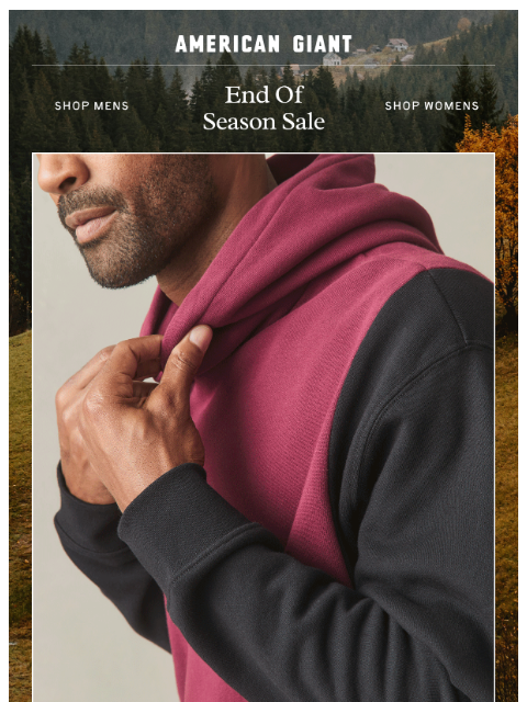 american-giant newsletter: FALL SALE: Colorblock Styles