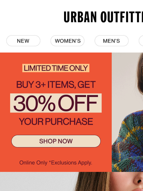 urbanoutfitters newsletter: Soft velvet, bold looks