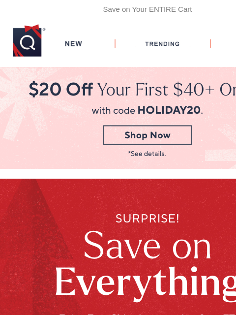 qvcemail newsletter: Flash! Free Shipping thru 2pm ET