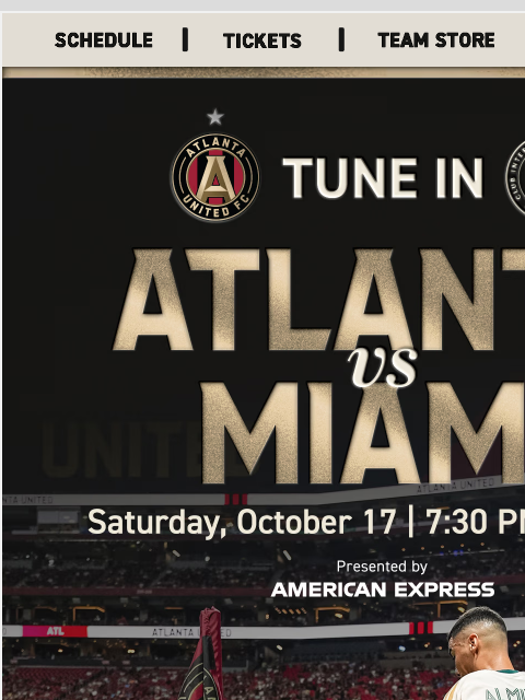 atlutd newsletter: It's Matchday | TONIGHT 7:30 pm