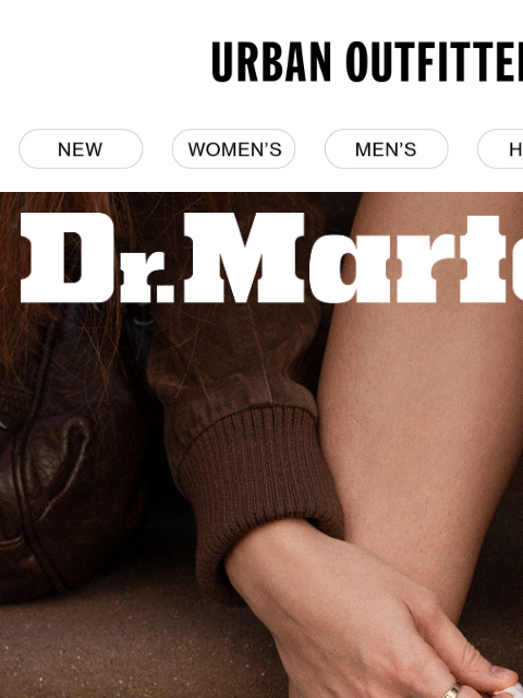 urbanoutfitters newsletter: The Dr. Martens Fall Edit 🖤