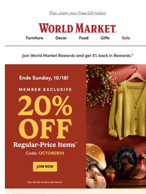 emailworldmarket newsletter: 🎄 20% off Christmas is VERY merry