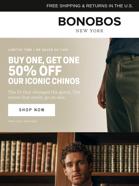 bonobos newsletter: New Blazers & Sports Coats, Here for Fall