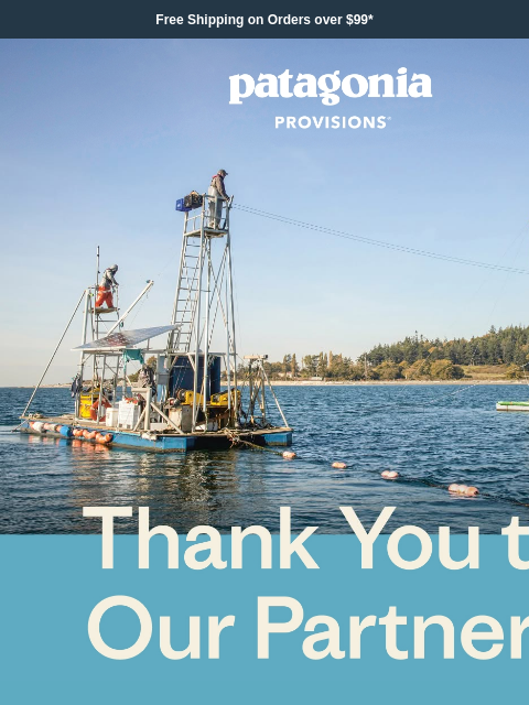 patagonia newsletter: Thanks to our North American partners