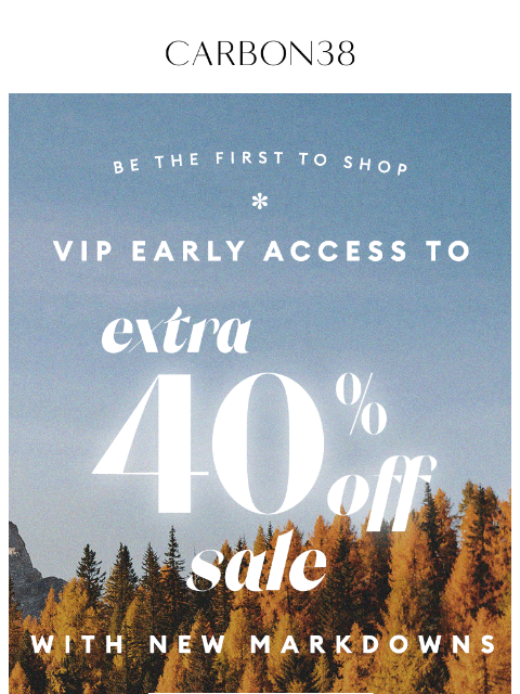 Enjoy VIP early access to an extra 40% off all sale styles with new markdowns added. ͏ ͏ ͏ ͏ ͏ ͏ ͏ ͏ ͏ ͏ ͏ ͏ ͏ ͏ ͏ ͏ ͏ ͏ ͏ ͏ ͏ ͏ ͏ ͏ ͏ ͏ ͏ ͏ ͏ ͏ ͏ ͏ ͏ ͏ ͏ ͏ ͏ ͏ ͏ ͏ ͏ ͏ ͏ ͏ ͏ ͏ ͏ ͏ ͏ ͏ ͏ ͏ ͏ ͏ ͏ ͏ ͏ ͏