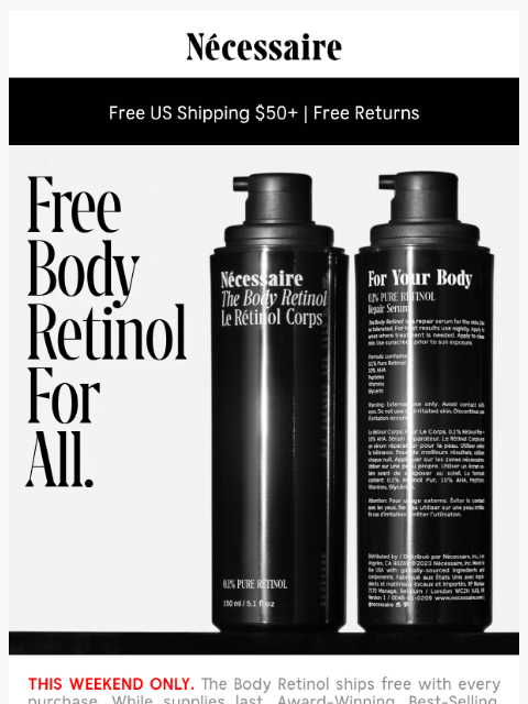 Free The Body Retinol With Every Purchase. ͏ ͏ ͏ ͏ ͏ ͏ ͏ ͏ ͏ ͏ ͏ ͏ ͏ ͏ ͏ ͏ ͏ ͏ ͏ ͏ ͏ ͏ ͏ ͏ ͏ ͏ ͏ ͏ ͏ ͏ ͏ ͏ ͏ ͏ ͏ ͏ ͏ ͏ ͏ ͏ ͏ ͏ ͏ ͏ ͏ ͏ ͏ ͏ ͏ ͏ ͏ ͏ ͏ ͏ ͏ ͏ ͏ ͏ ͏ ͏ ͏ ͏ ͏ ͏ ͏ ͏ ͏ ͏ ͏ ͏ ͏ ͏ ͏ ͏ ͏ ͏ ͏ ͏ ͏