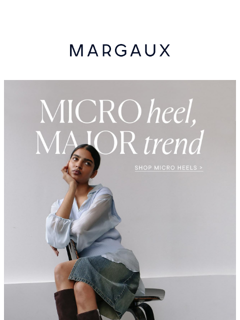 margauxny newsletter: Fall's trending heel height