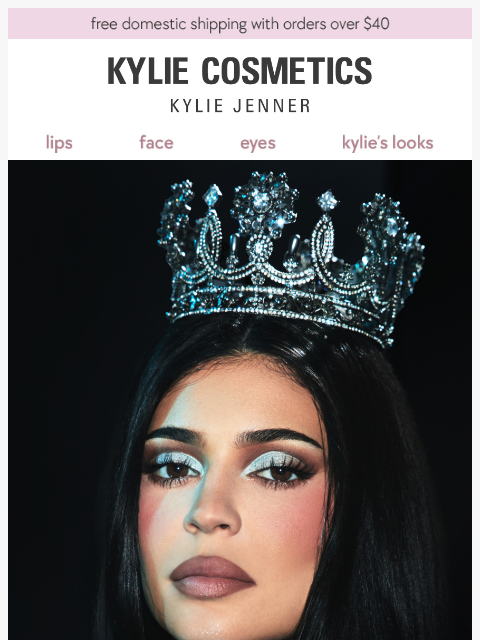 kyliecosmetics newsletter: it's here! KING KYLIE COLLECTION 👑