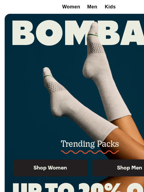 bombas newsletter: Up to 20% Off (and Trending)