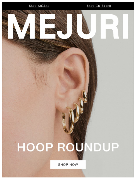 mejuri newsletter: Just Circling Back