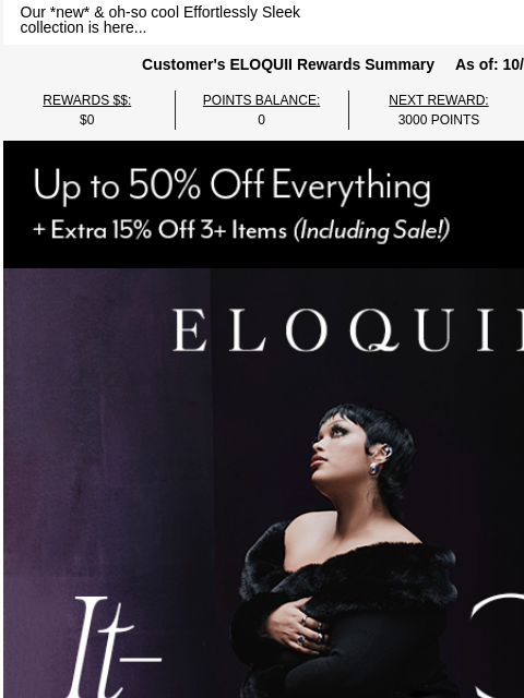 eloquii newsletter: IT-GIRL STATUS 💋