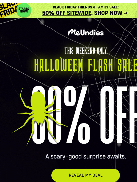 meundies newsletter: Shhh… Black Friday Flash Sale 🤫