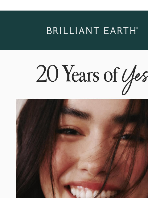 brilliantearth newsletter: Two decades of timeless design 💍