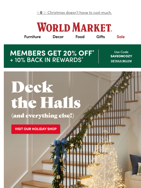 emailworldmarket newsletter: 20% off ENDS TOMORROWβ