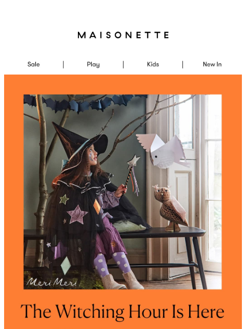 maisonette newsletter: Last Call for Halloween Magic ✨