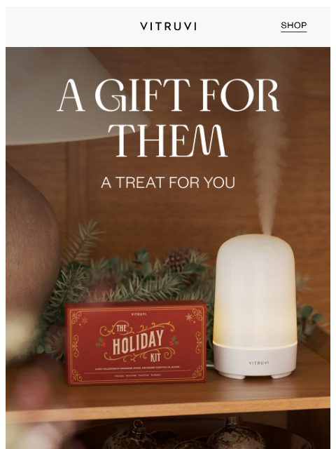 vitruvi newsletter: The Ultimate Holiday Host Gift ๐
