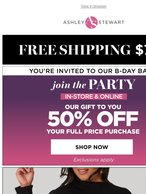 ashleystewart newsletter: Maximum impact: New maxis for making a statement. ...