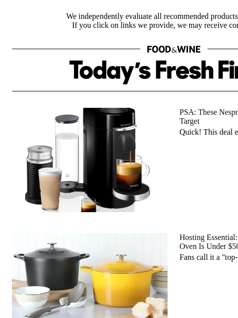 foodandwine newsletter: Whoa! This 'Top-Notch' Martha Stewart Dutch Oven I...