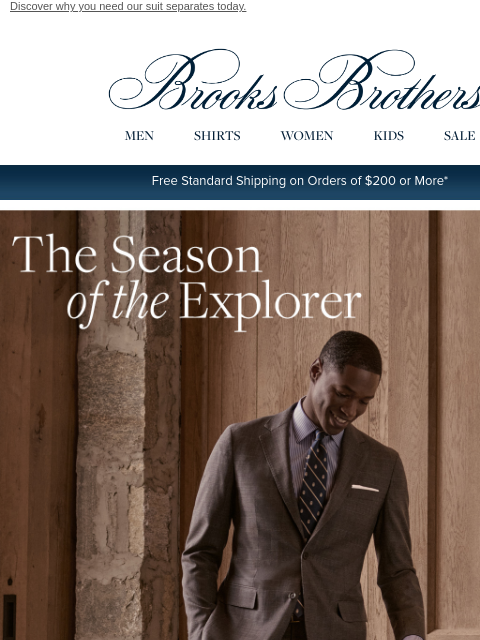 brooksbrothers newsletter: The Brooks Brothers Explorer Suit