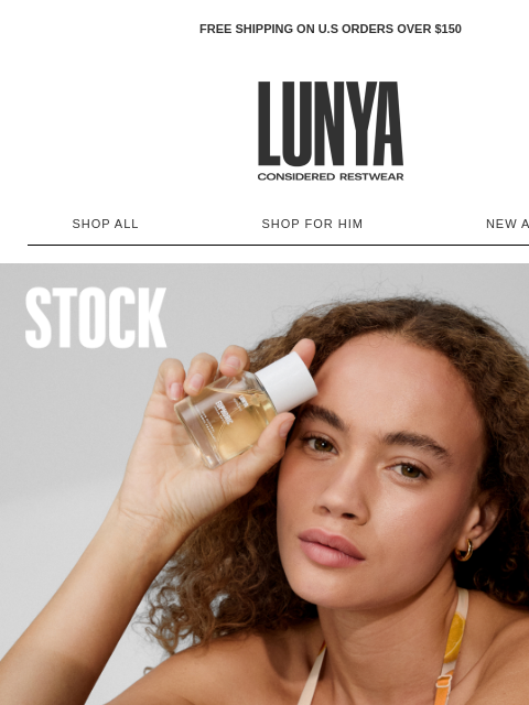 lunya newsletter: THE REST SHOP