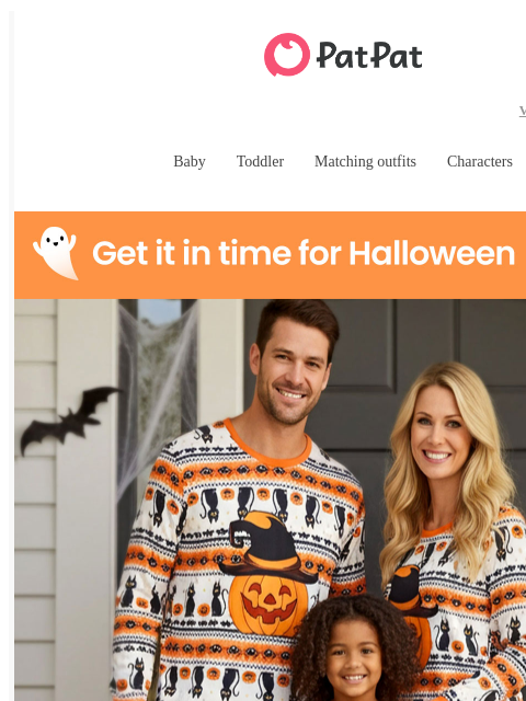 patpat newsletter: Countdown to Halloween 🎃 Everything $4.99–$9.99! 