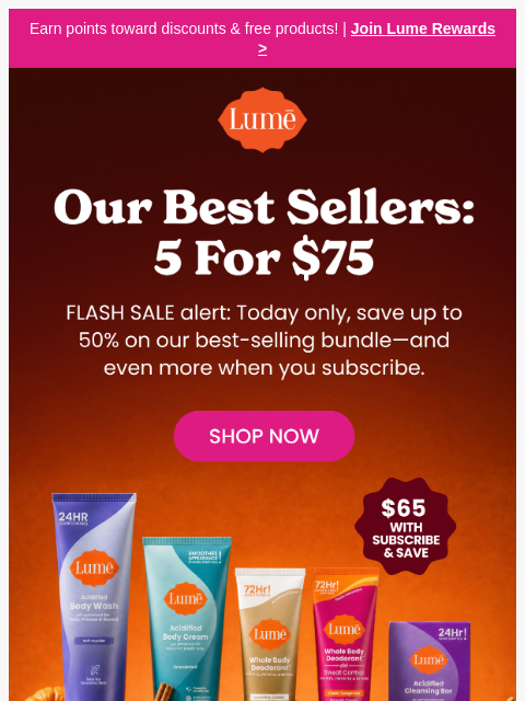 lumedeodorant newsletter: You asked, we listened