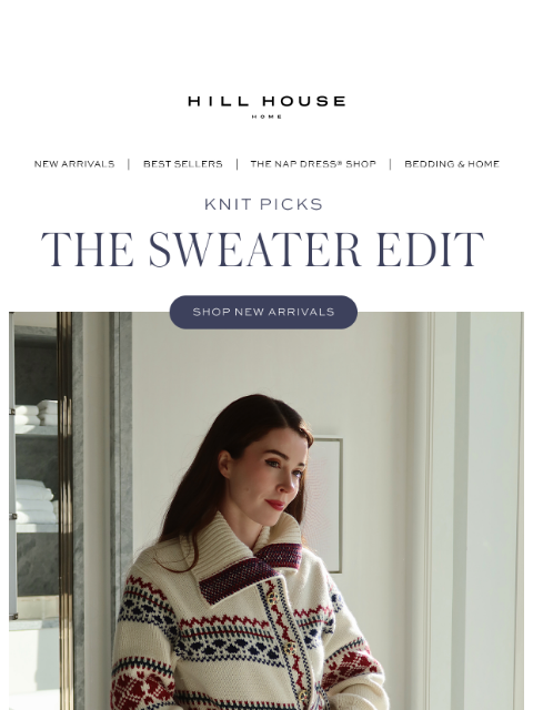 hillhousehome newsletter: Holiday Sweater Edit