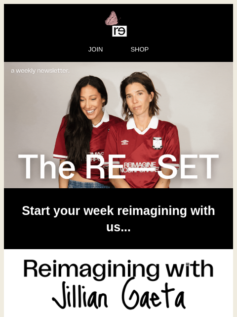 re-website newsletter: Reimagining the Vote with Jillian Gaeta 🗳️