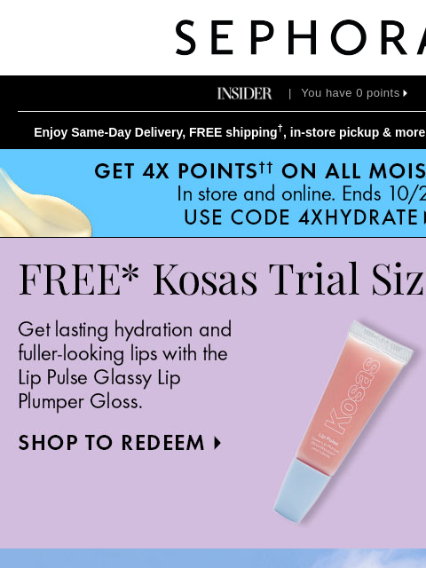 sephora newsletter: Would you like to update your collection? Discover...