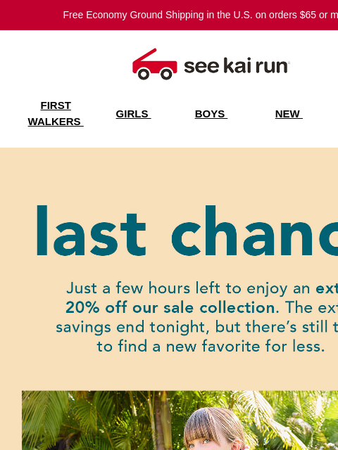 seekairun newsletter: Last Day for an Extra 20% Off!