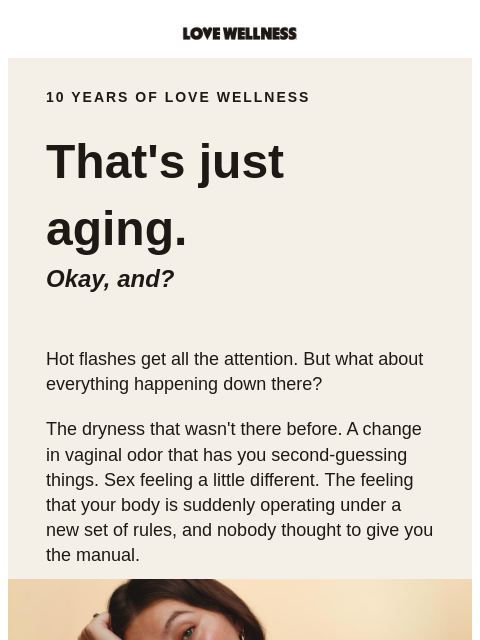 lovewellness newsletter: OH, HORMONES.