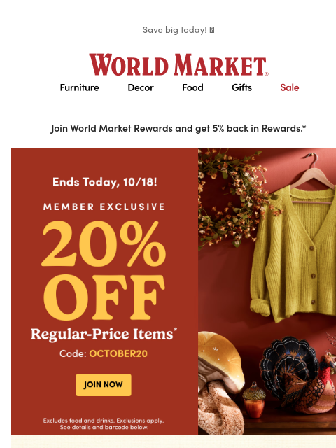 emailworldmarket newsletter: Your Coupon expires tonight ⏳
