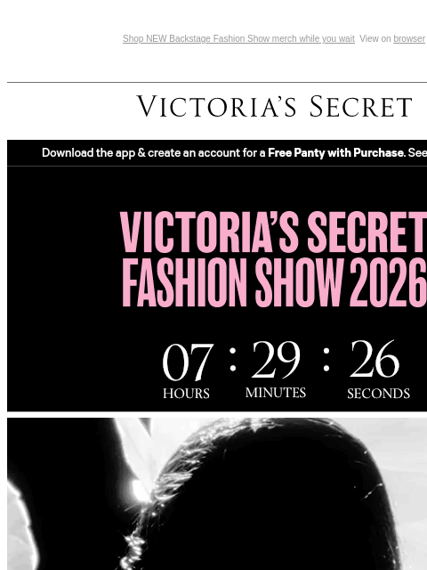 victoriassecret newsletter: TONIGHT: Tune In to Watch the Show