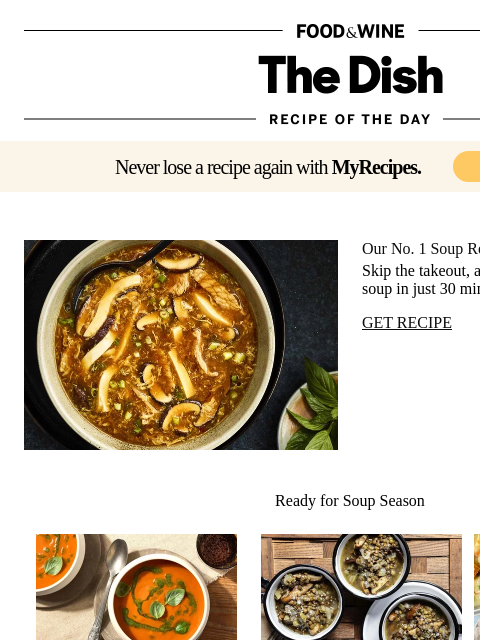 foodandwine newsletter: Our No. 1 Soup Recipe of 2026 (So Far)