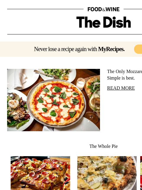 foodandwine newsletter: The Only Mozzarella You Should Use for Pizza