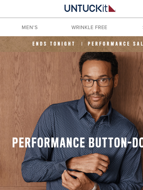 untuckit newsletter: Final Chance: $175 Performance Bundle & Save! (Was...