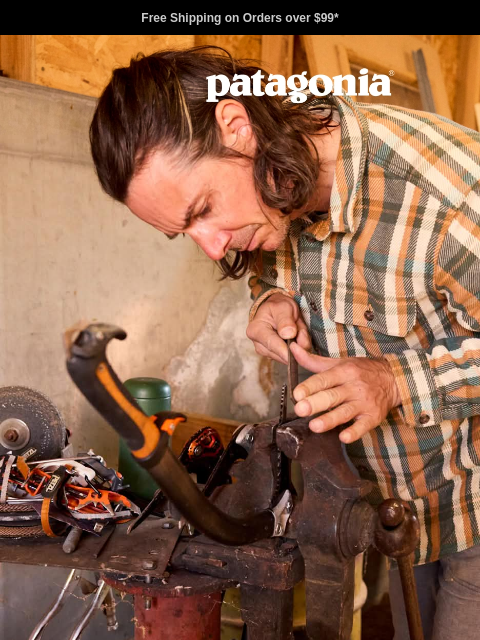 patagonia newsletter: Fall flannels that stand apart