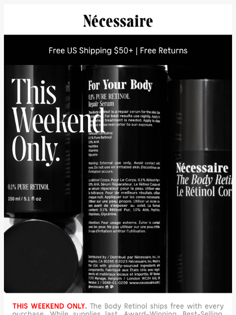 Free The Body Retinol With Every Purchase. ͏ ͏ ͏ ͏ ͏ ͏ ͏ ͏ ͏ ͏ ͏ ͏ ͏ ͏ ͏ ͏ ͏ ͏ ͏ ͏ ͏ ͏ ͏ ͏ ͏ ͏ ͏ ͏ ͏ ͏ ͏ ͏ ͏ ͏ ͏ ͏ ͏ ͏ ͏ ͏ ͏ ͏ ͏ ͏ ͏ ͏ ͏ ͏ ͏ ͏ ͏ ͏ ͏ ͏ ͏ ͏ ͏ ͏ ͏ ͏ ͏ ͏ ͏ ͏ ͏ ͏ ͏ ͏ ͏ ͏ ͏ ͏ ͏ ͏ ͏ ͏ ͏ ͏ ͏