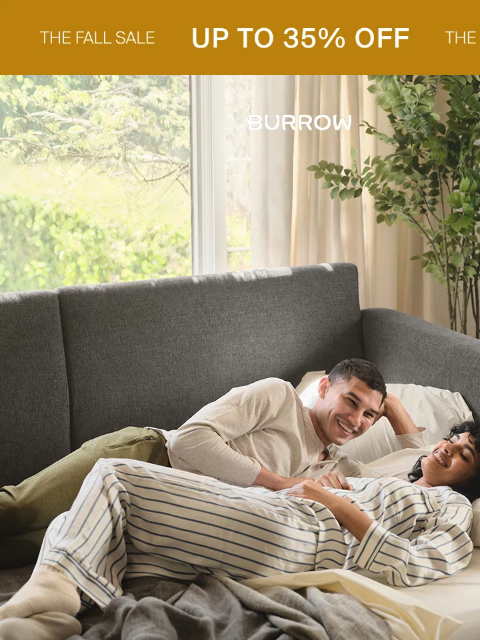 burrow newsletter: Sleeper sofas (you and) your guests will love