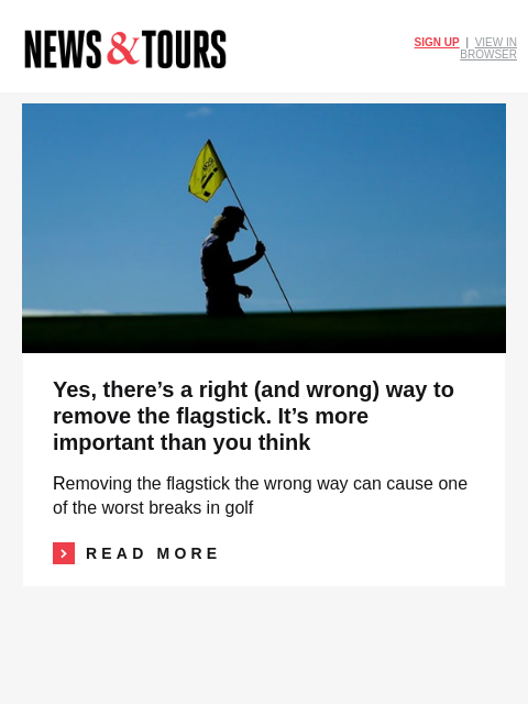 golfdigest newsletter: Tiger nears shocking career milestone