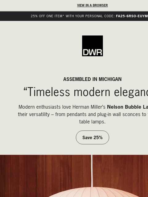 dwr newsletter: Light – where you need it