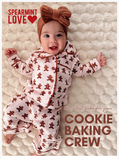 spearmintlove newsletter: Matching Gingerbread Looks for the Whole Cookie Cr...
