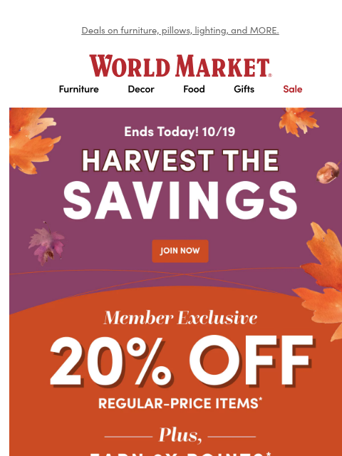 emailworldmarket newsletter: 20% off ends in a few hours! π¨ β°π¨Β