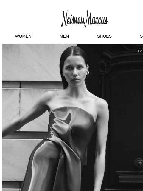 neimanmarcus newsletter: Eveningwear for a busy social calendar