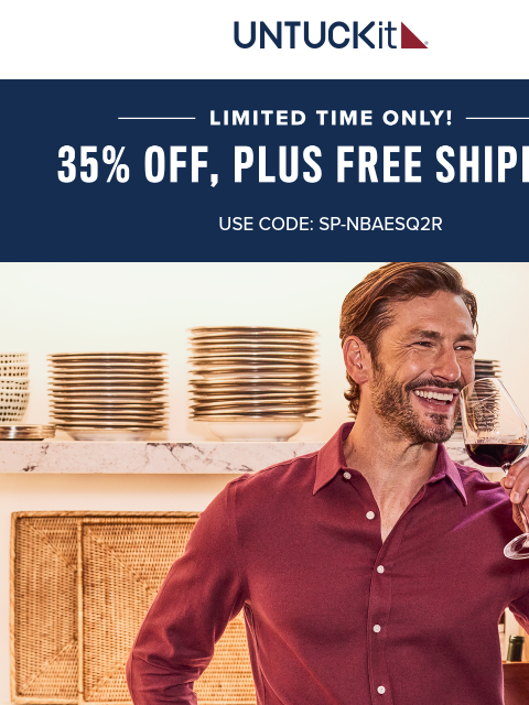 untuckit newsletter: Rock Solid In Your Favorite Fabric (With 35% Off) ...