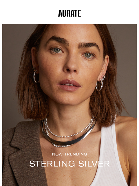 auratenewyork newsletter: TRENDING: Sterling Silver