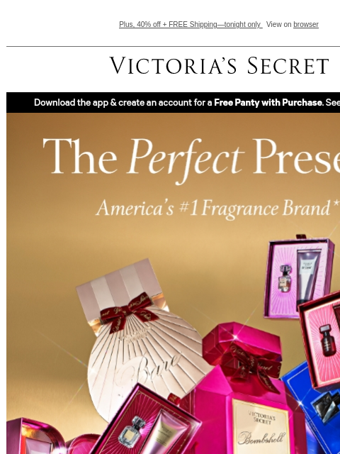 victoriassecret newsletter: Fine Fragrance: Make Gifting Beautiful