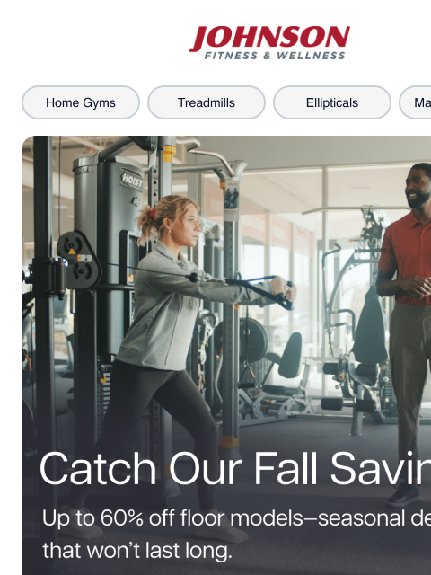 johnsonfit newsletter: The Fall Clearance Event You Can’t Miss 