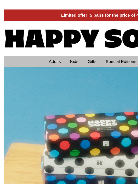 happysocks newsletter: Our Perfect Holiday Gifts